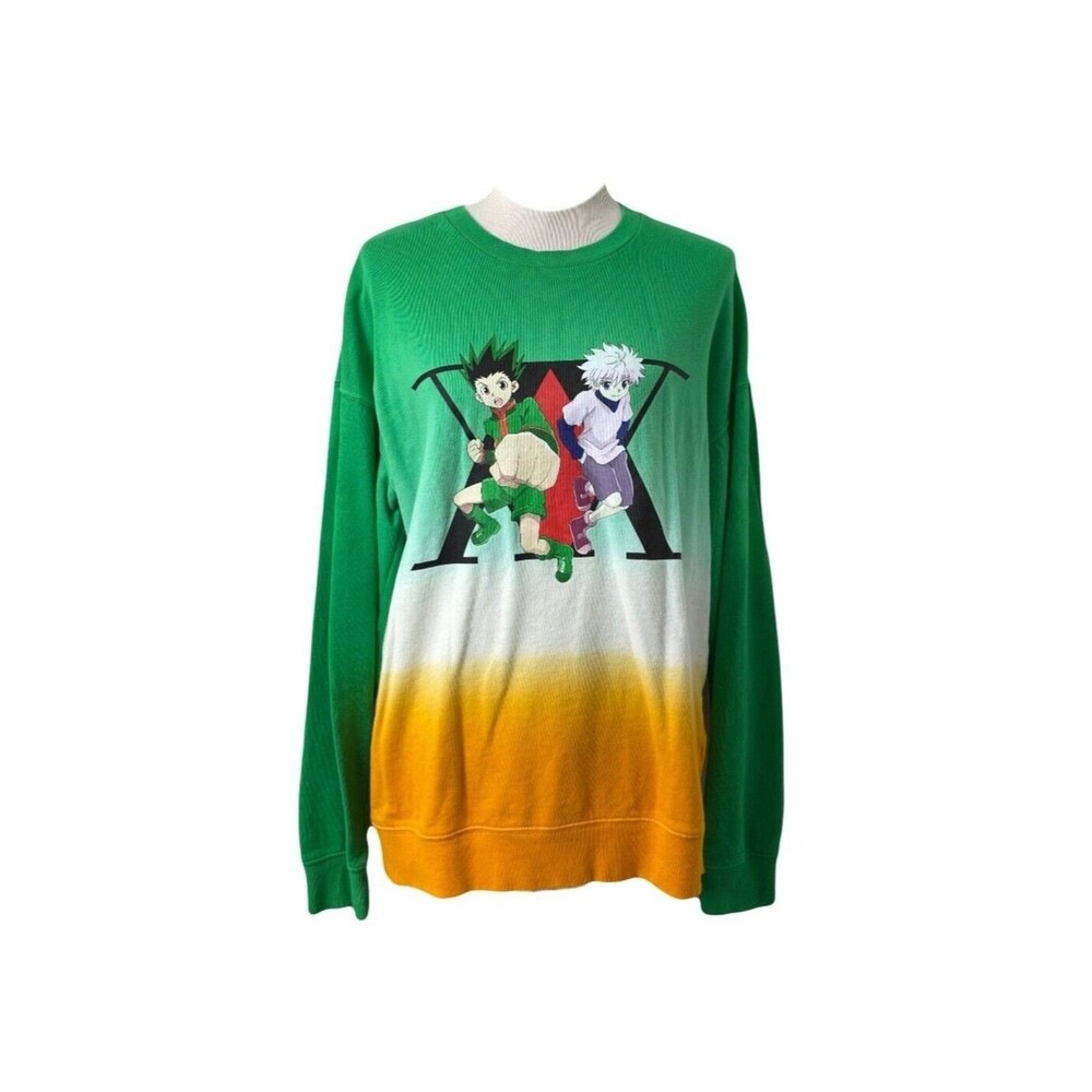 Box Lunch Men’s Sweatshirt Multicolor Gradient Hunter x Hunter Anime Size Medium